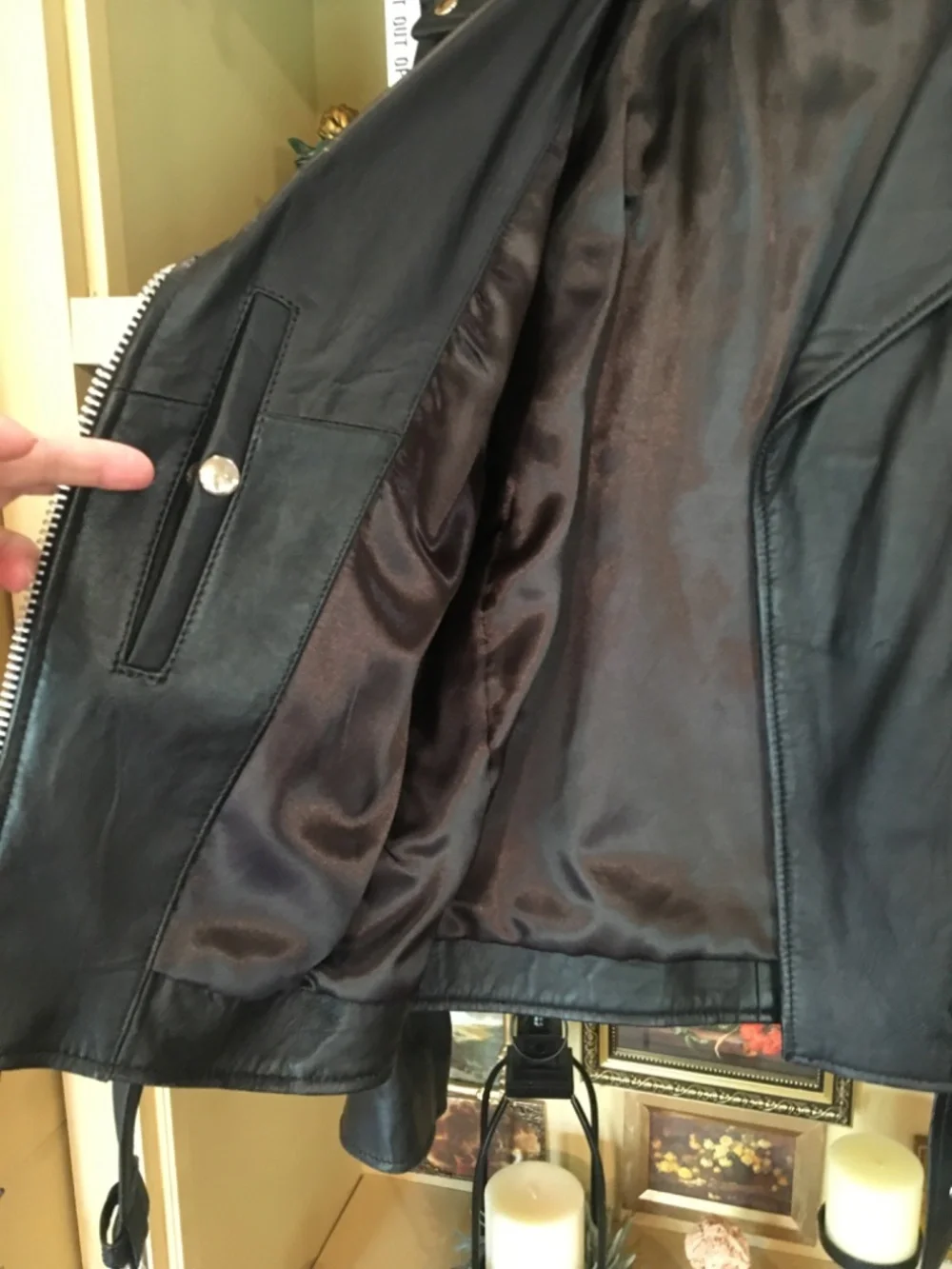 Understated Leather jacket has